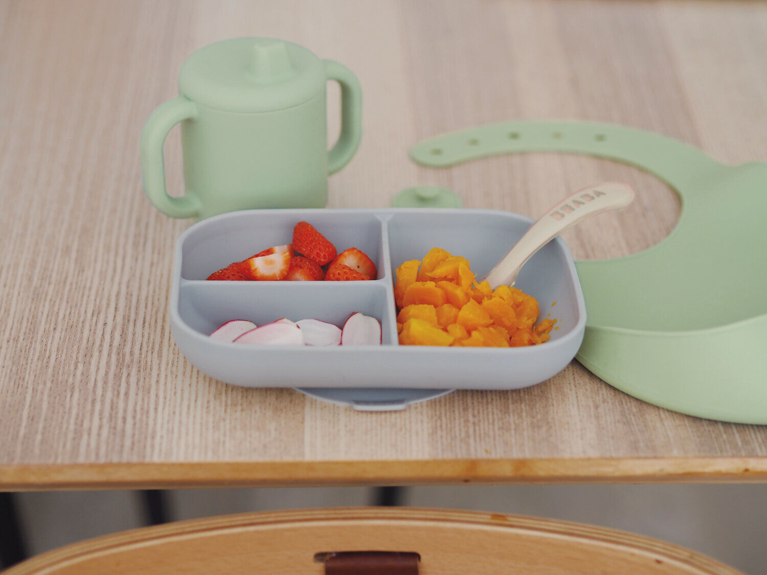 Coffret repas silicone Les essentiels