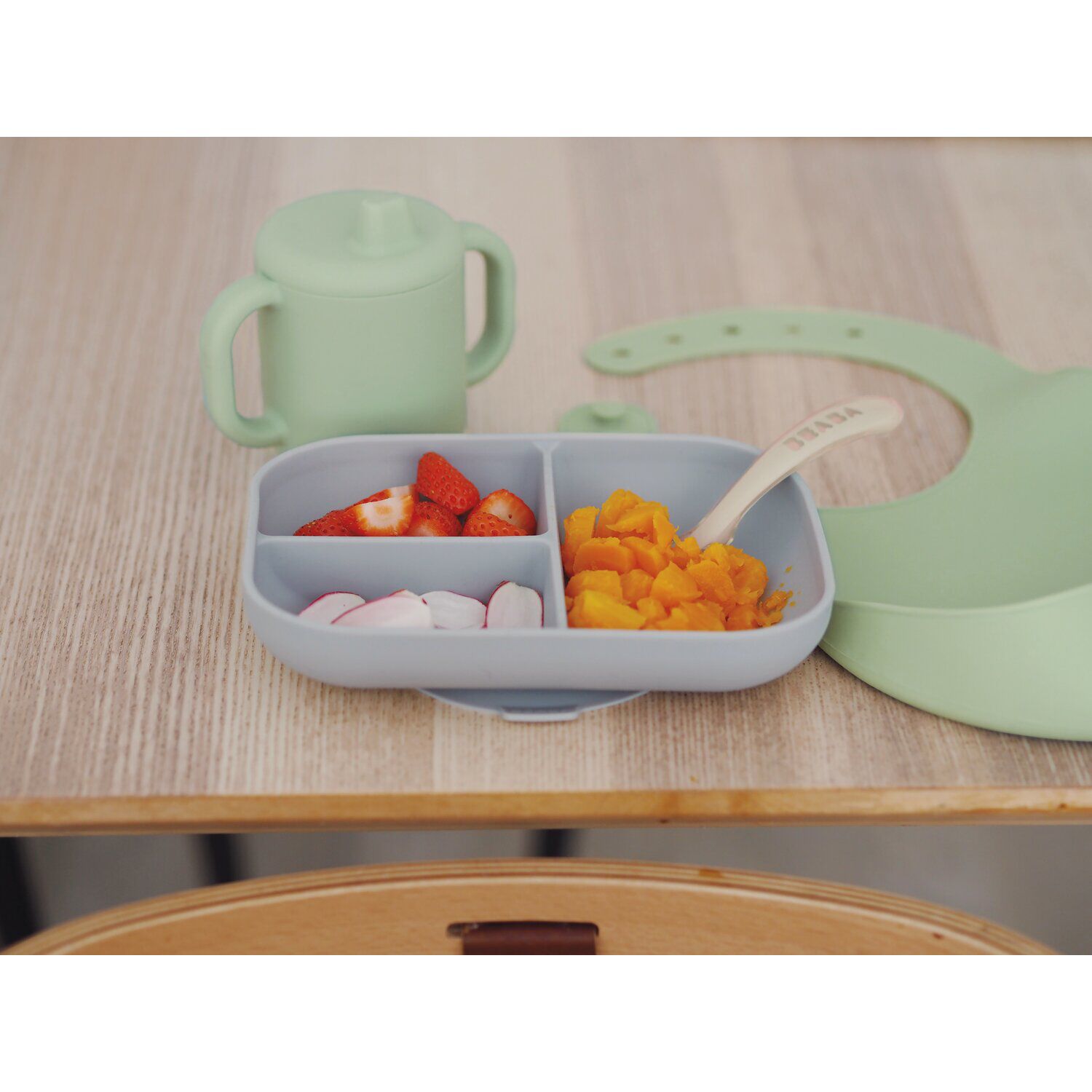 Coffret repas silicone Les essentiels