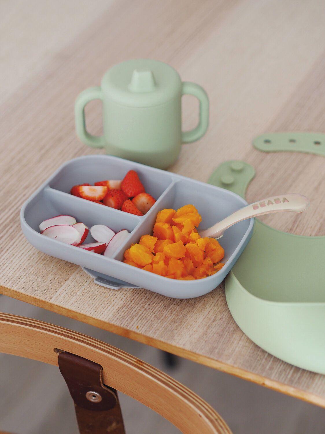 Coffret repas silicone Les essentiels