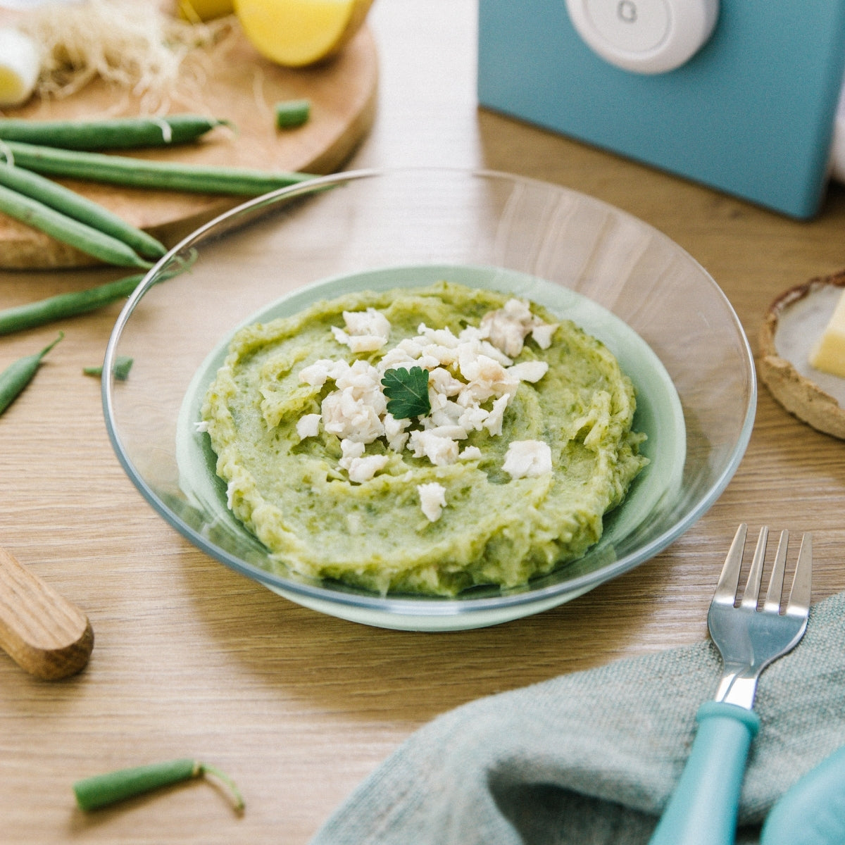 Cod, Asparagus & Potato Puree