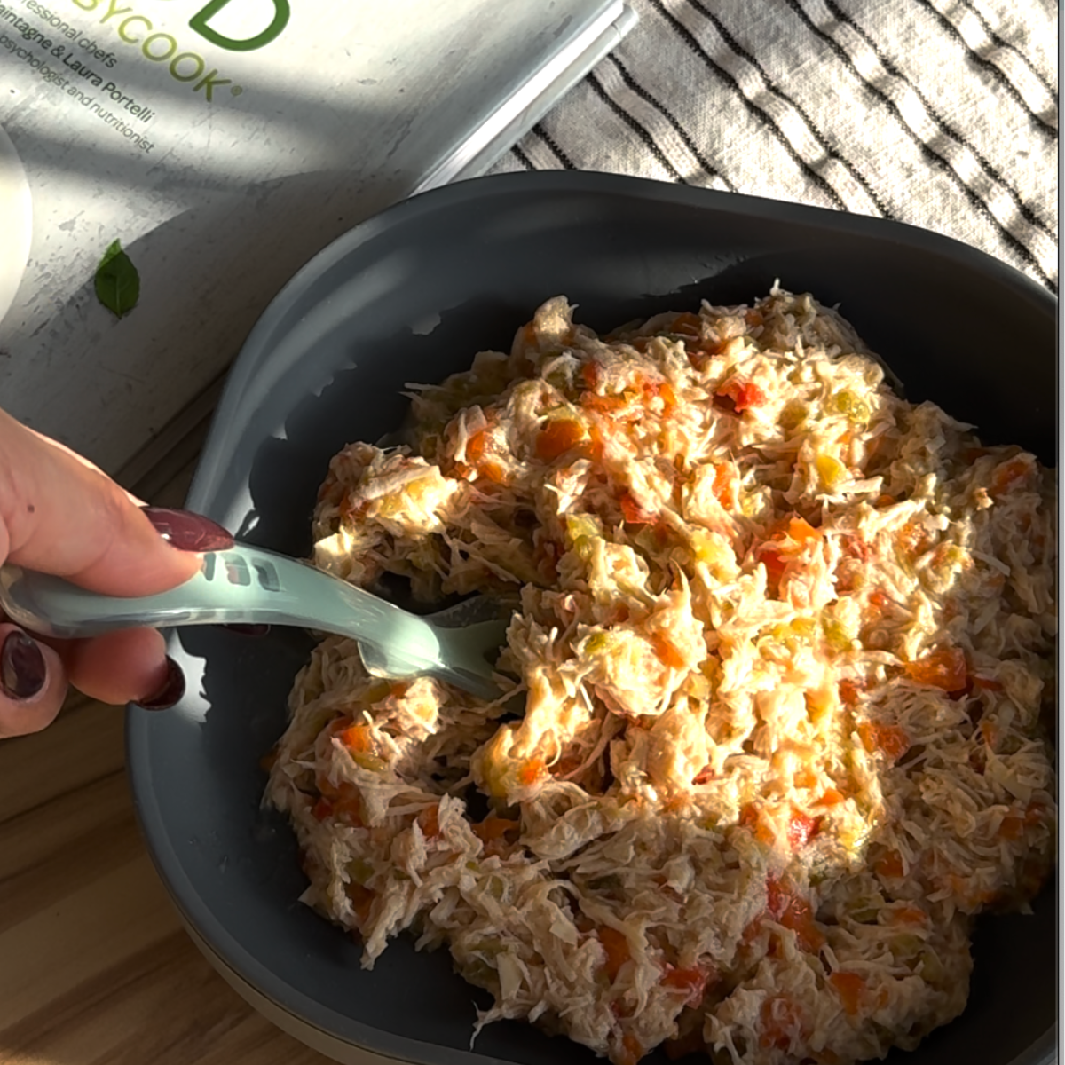 Basque-Style Chicken Veggie Purée