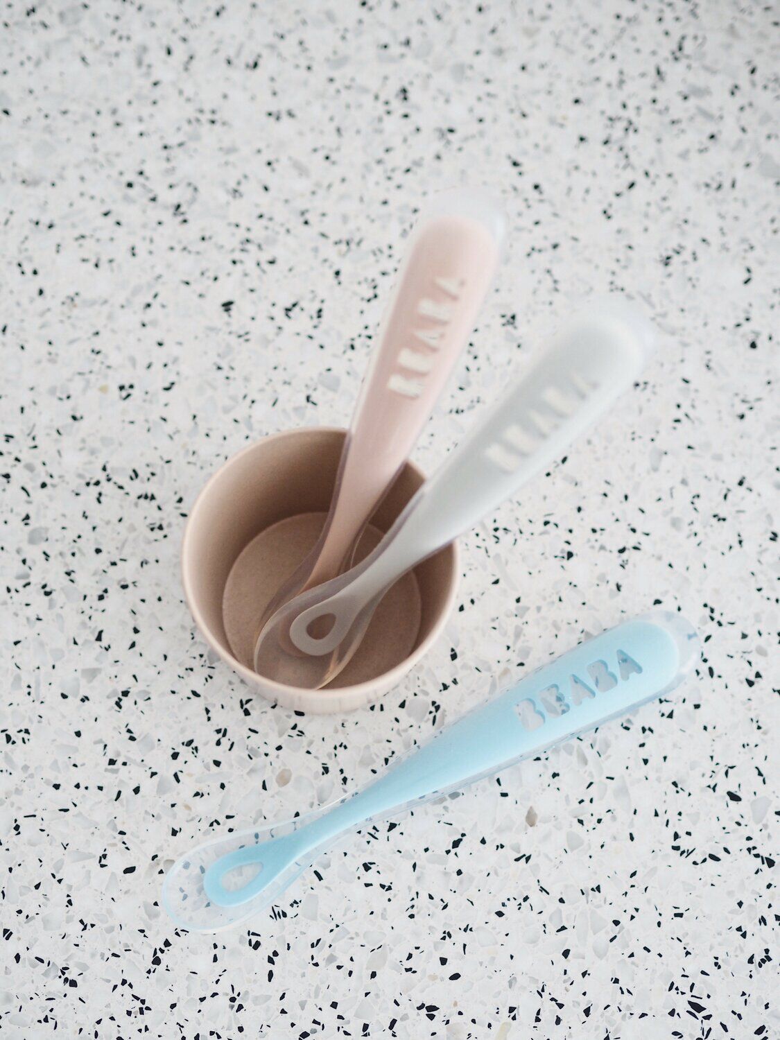 Cuillère 1er âge silicone