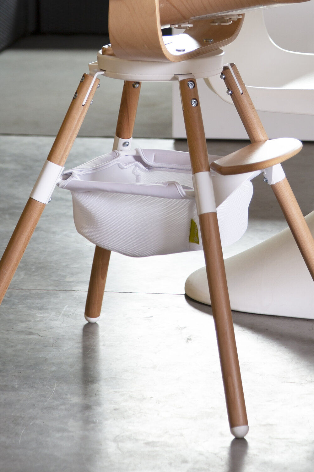 Panier Evolu en maille blanc